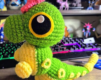 Crochet Caterpie Plush