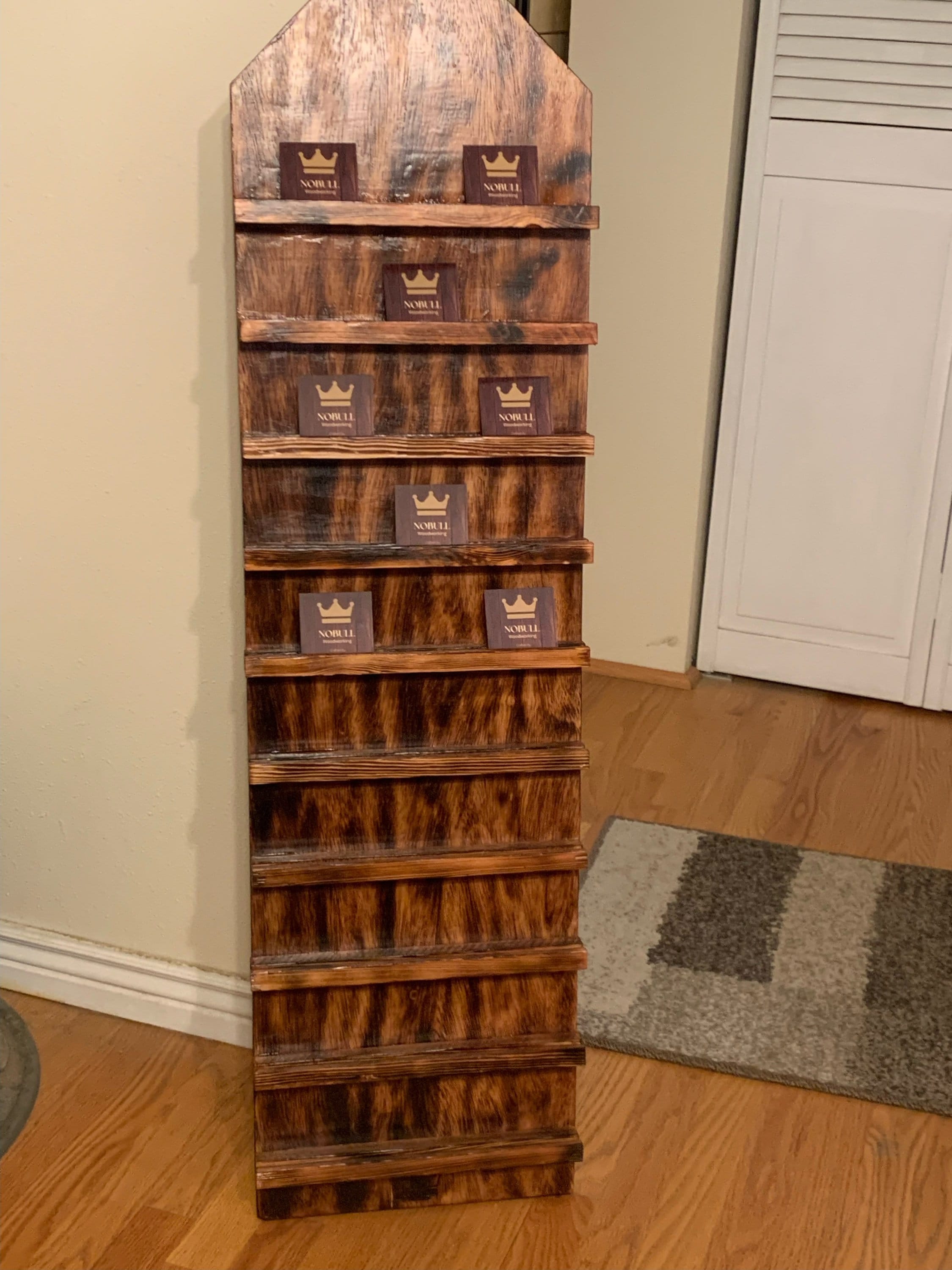 Farmhouse Rustic Burnt Custom Wooden Wall Hanging Card Etsy