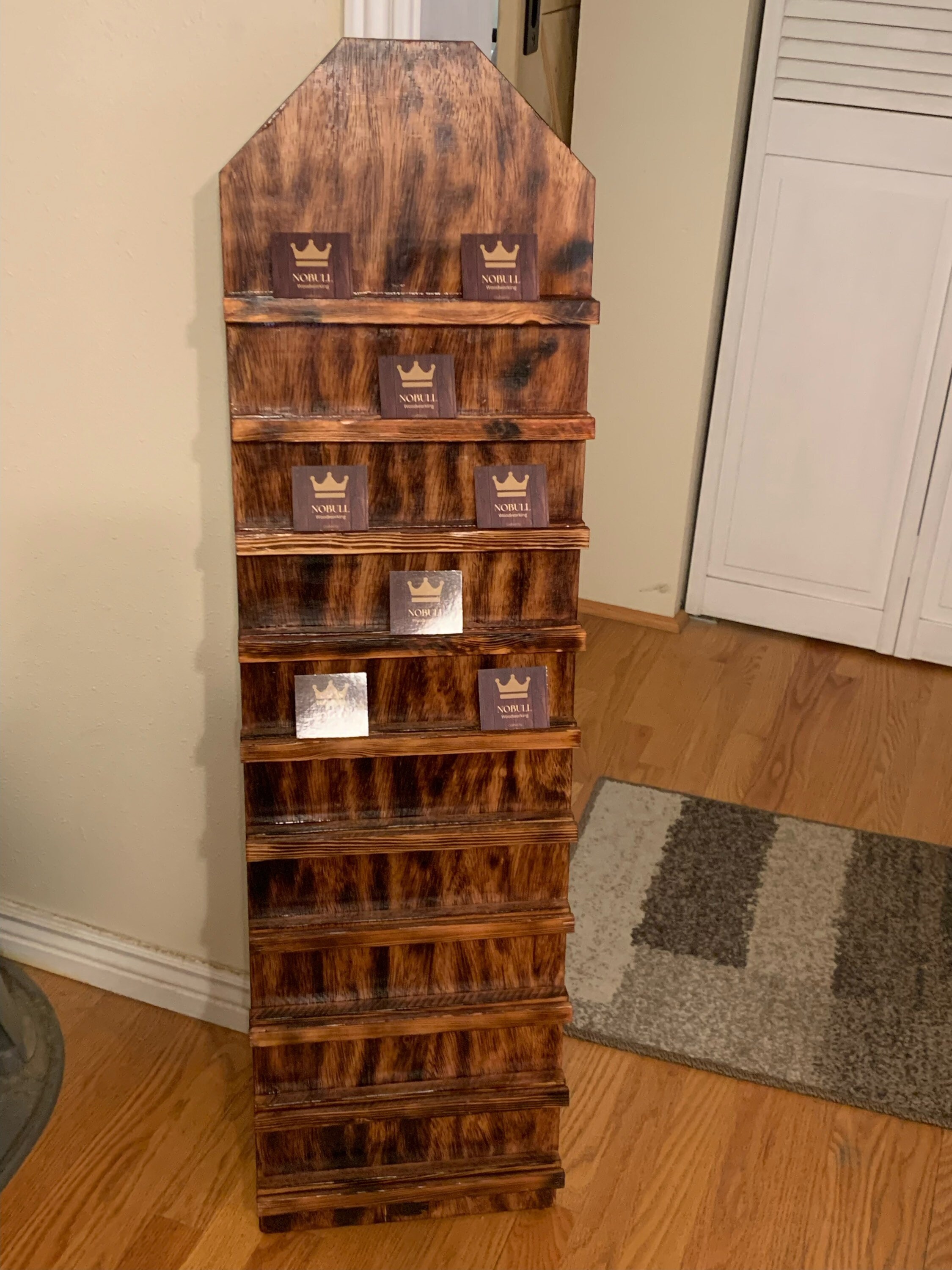 Farmhouse Rustic Burnt Custom Wooden Wall Hanging Card Etsy