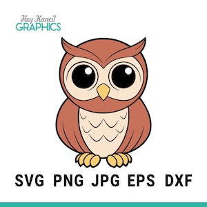 Cute owl svg, baby owl svg, cute owl sublimation, owl png, owl clipart, owl printable, svg files for cricut