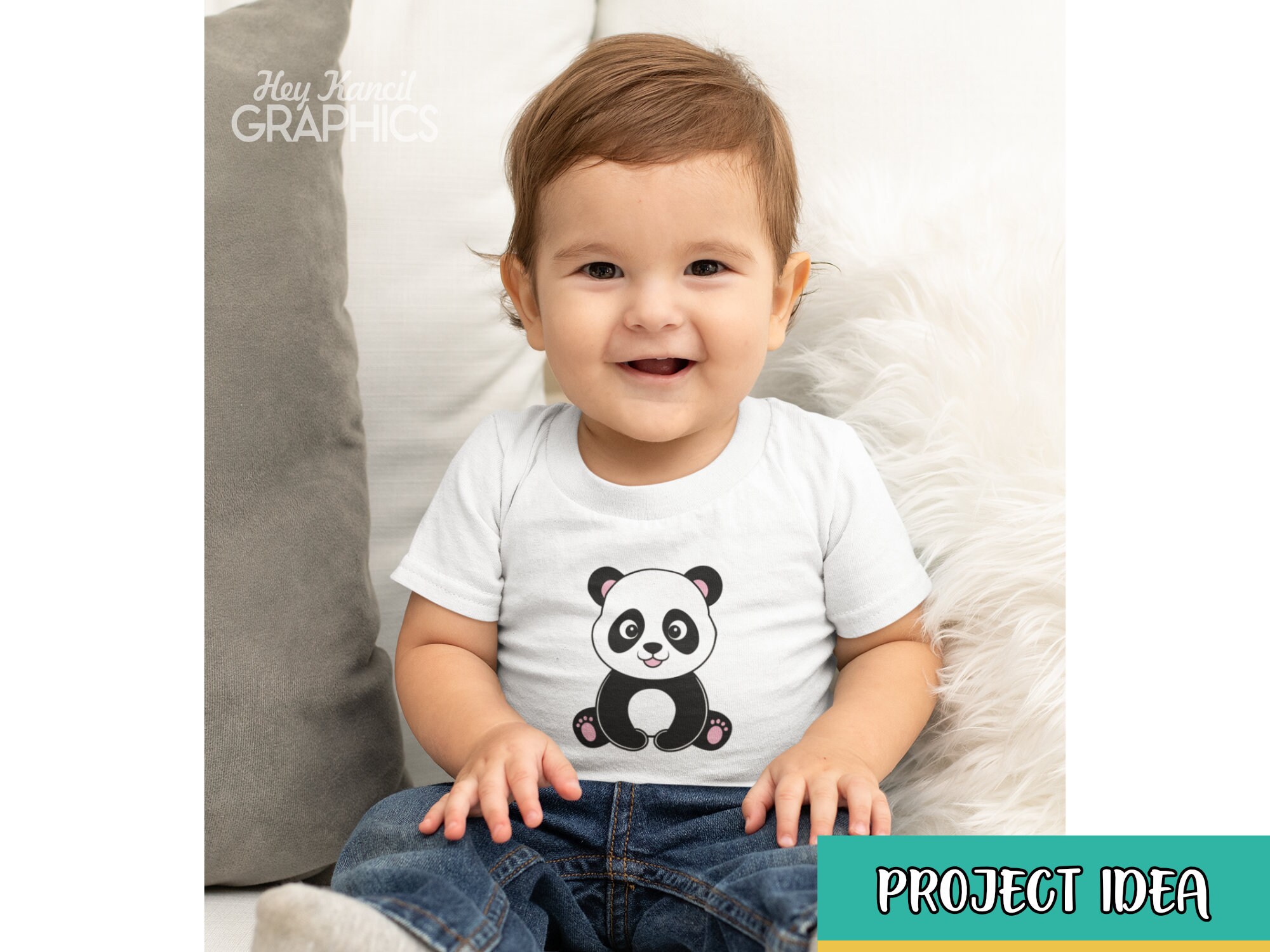 Baby Panda Svg, Panda Svg, Cute Panda Svg, Panda Bear Svg, Panda