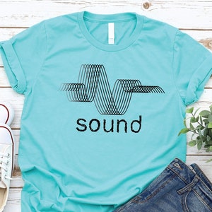 Sound T-shirt - Sound Healing Tee - Unisex T-shirt - Frequency tee - Gift For Man & Woman - Music lover