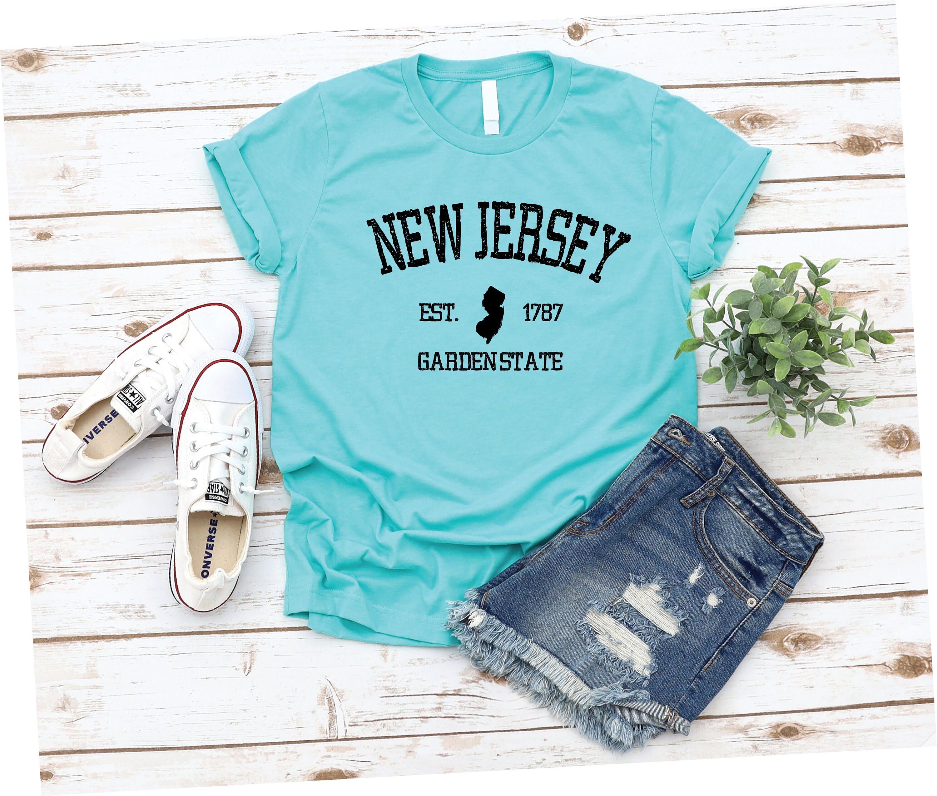 New Jersey Garden State Tshirt New Jersey Tshirt New Jersey Gift New