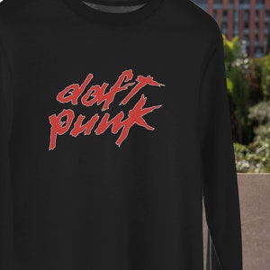 Daft Punk Alive 2006 Tour Rare front Black Tshirt Sweatshirt Hoodies Unisex Size S 4XL Adult High Quality Best Gift image 5