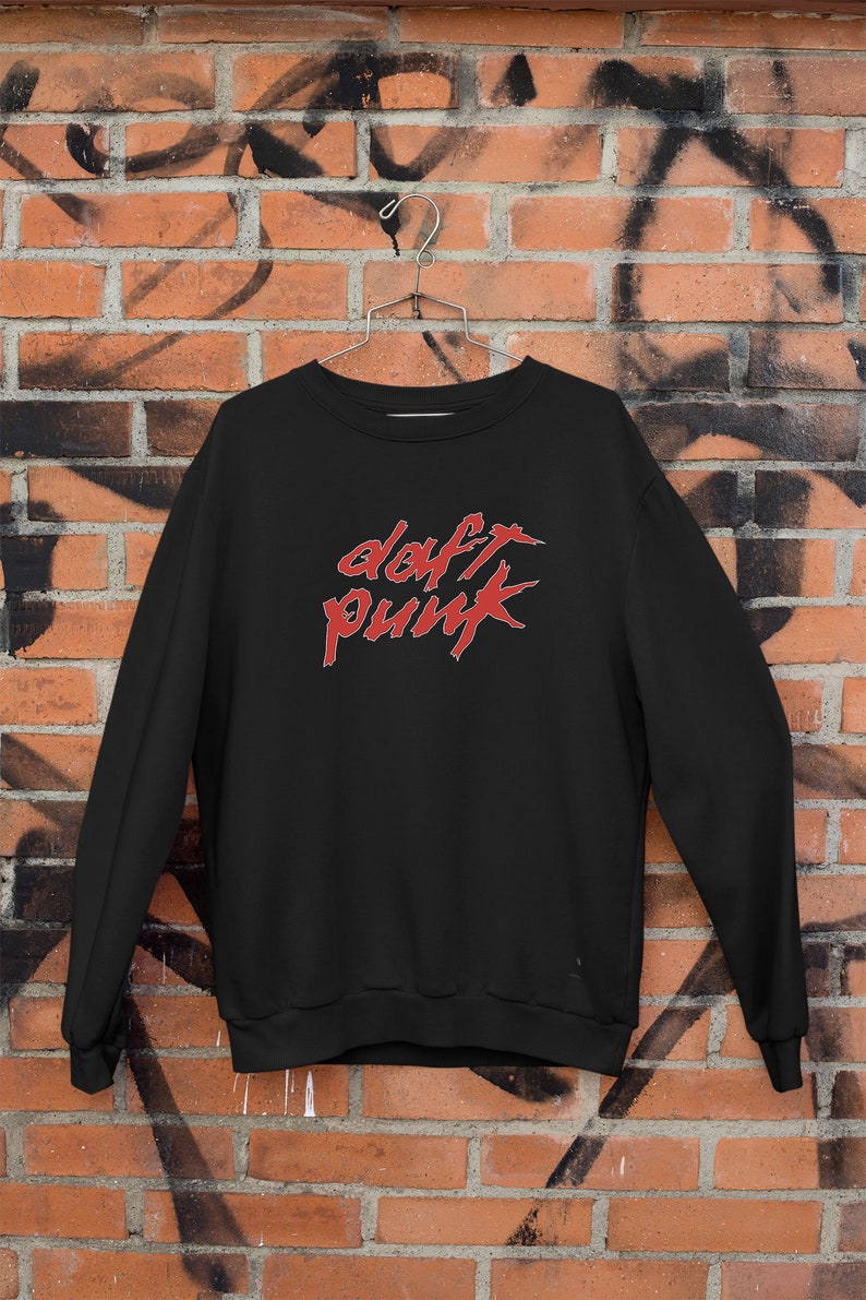 Daft Punk Alive 2006 Tour Rare front Black Tshirt Sweatshirt Hoodies Unisex Size S 4XL Adult High Quality Best Gift image 4