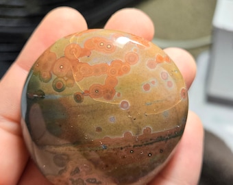 Old stock ocean jasper pebble