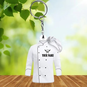 Chef Keychain Etsy Singapore