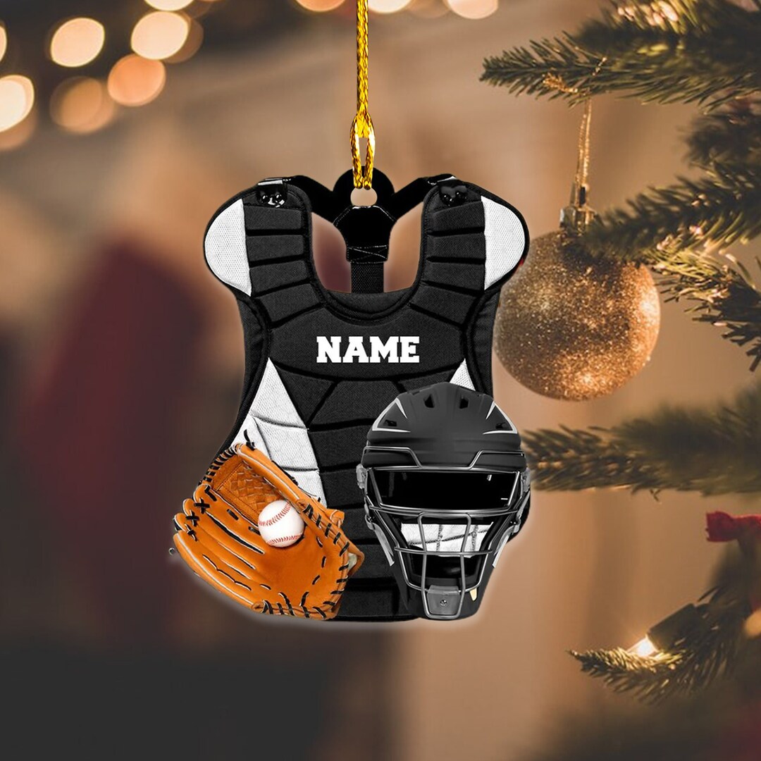 Personalized Baseball Catcher Chest Protector and Helmet Etsy