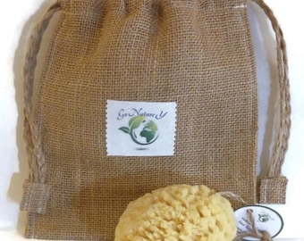Natural Yellow Sea Sponge, Soft and Gentle for Skin