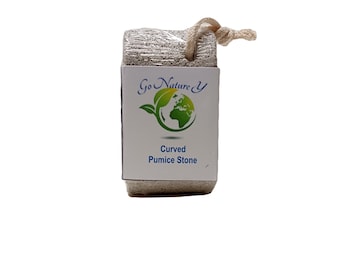 Pamper Your Skin with Curved Pumice Stone - Foot Exfoliates, Elbows, Knees - Natural & Eco-Friendly