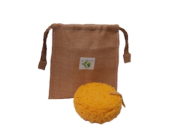 Natural Sea Sponge – Eco-Friendly Bath Sponge for Gentle Exfoliation & Spa Self Care
