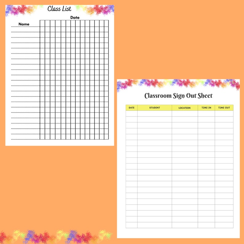 Printable Teacher Planner 20222023 School Yearteacher Etsy