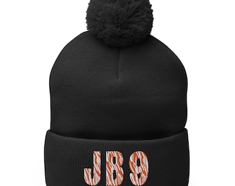Joe Burrow JB 9 Pom-Pom Beanie