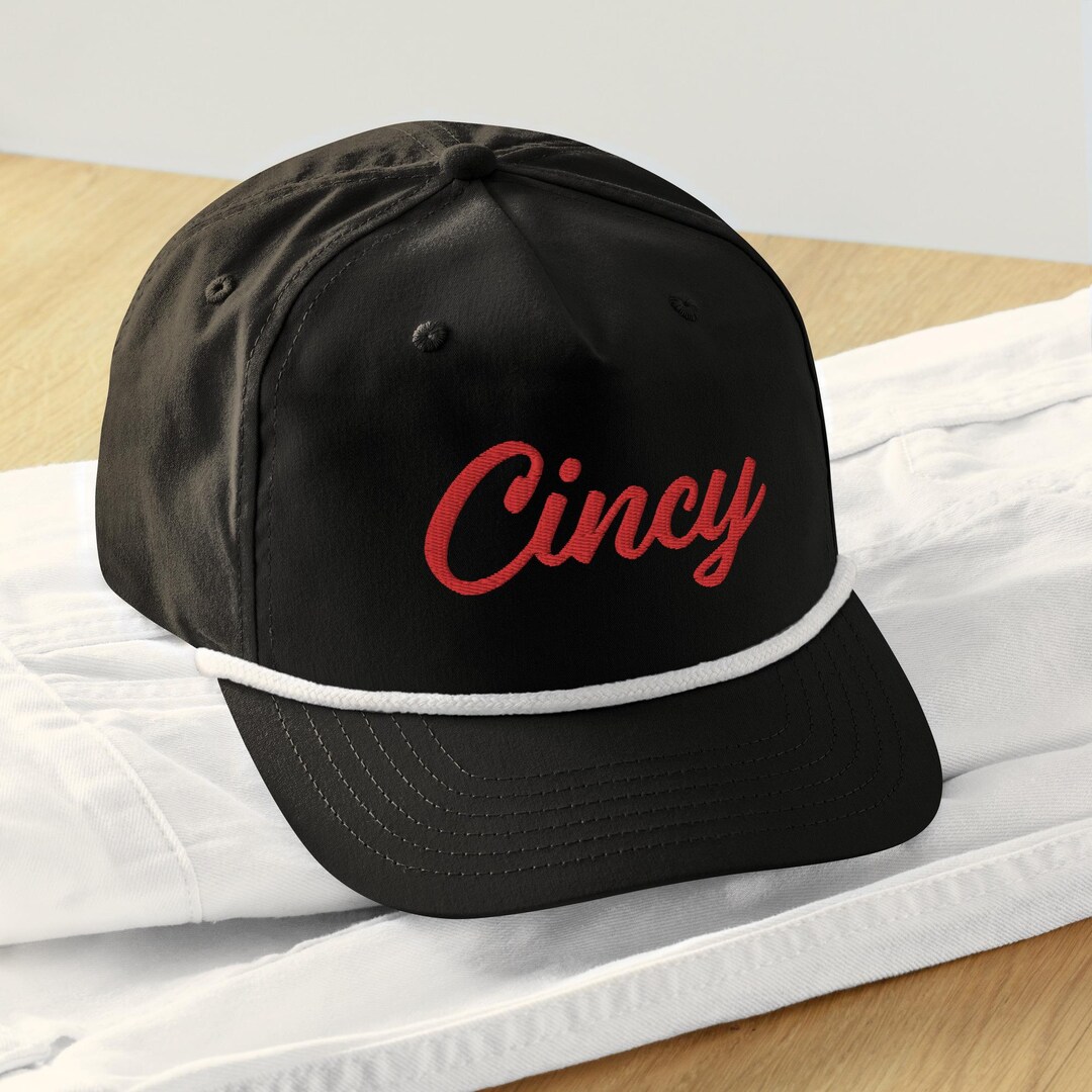 Cincy Script Cincinnati Golf Rope Cap - Etsy