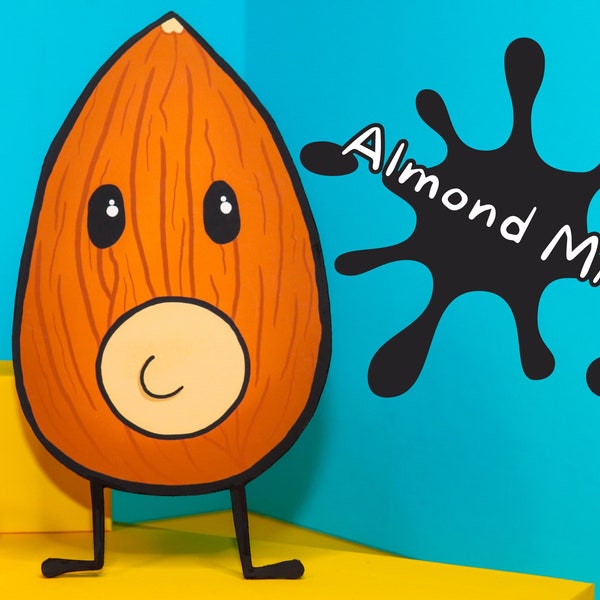 Almond Milk Vinyl Sticker