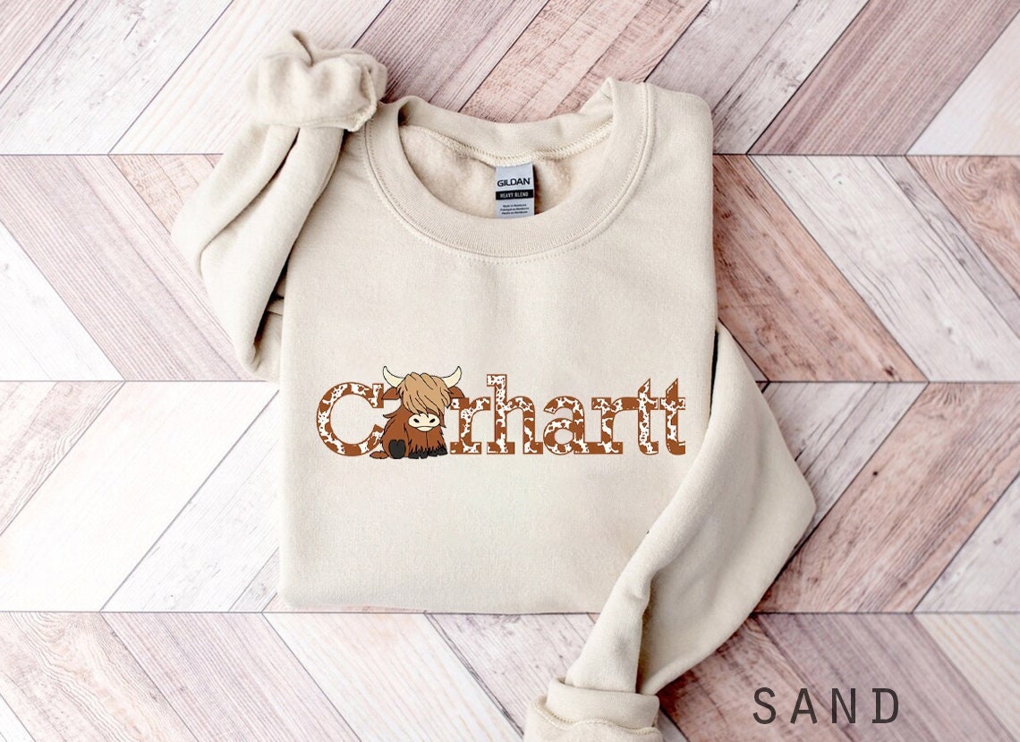 Super cute cow print carhartt sweatshirts. Comes in lots of girlie