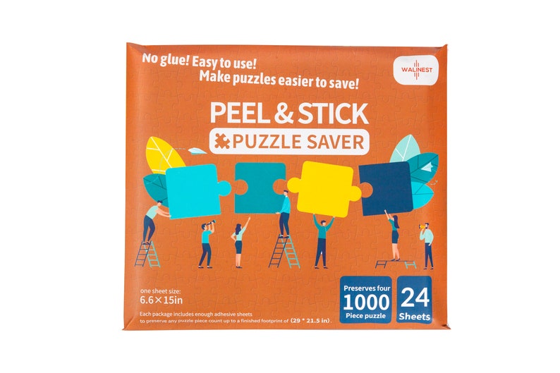 24 Glue Sheets Adhesive Sheets Puzzle Glue and Frame Puzzle Etsy