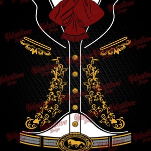 Mexican Mariachi Charro Svg, AI, PDF, PNG, STUDIO3 Cameo file for sublimation dtg, dtf or vinyl cut.