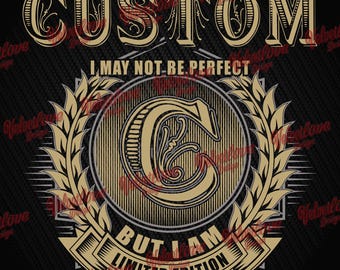 Custom Last Name Limited Edition Svg, AI,PDF,PNG,STUDIO3 Cameo file for sublimation dtg,dtf or vinil cut.