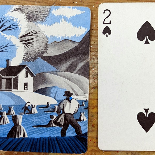 9 Retro/Vintage playing cards that can be used as ephemera, in junk journaling, and more!