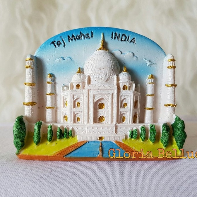 Fridge India, Jaipur, Bodh Gaya Landmark Icon Taj Mahal, 3D