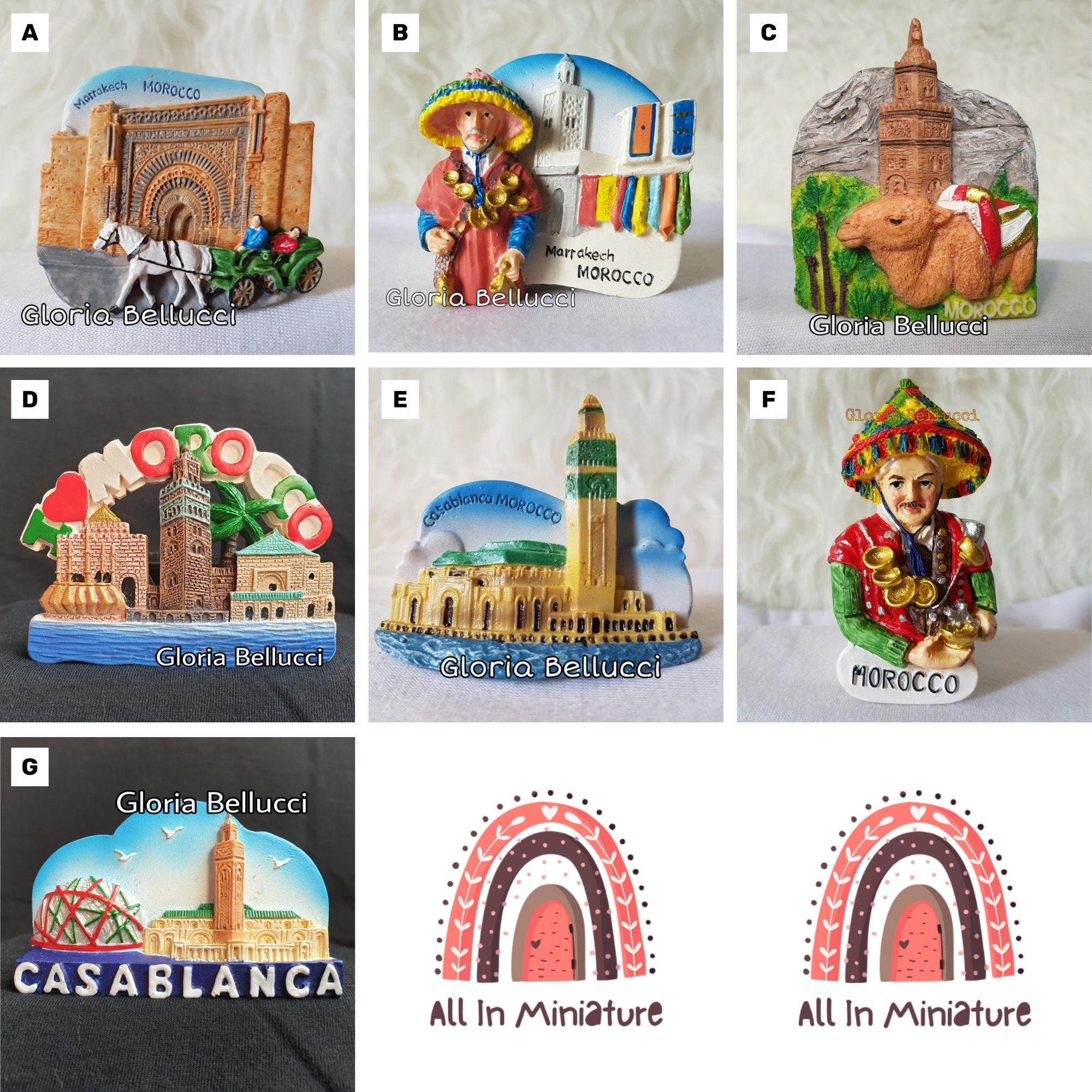 Buy Fridge Magnet Morocco, Marrakech, Casablanca Landmark Icon