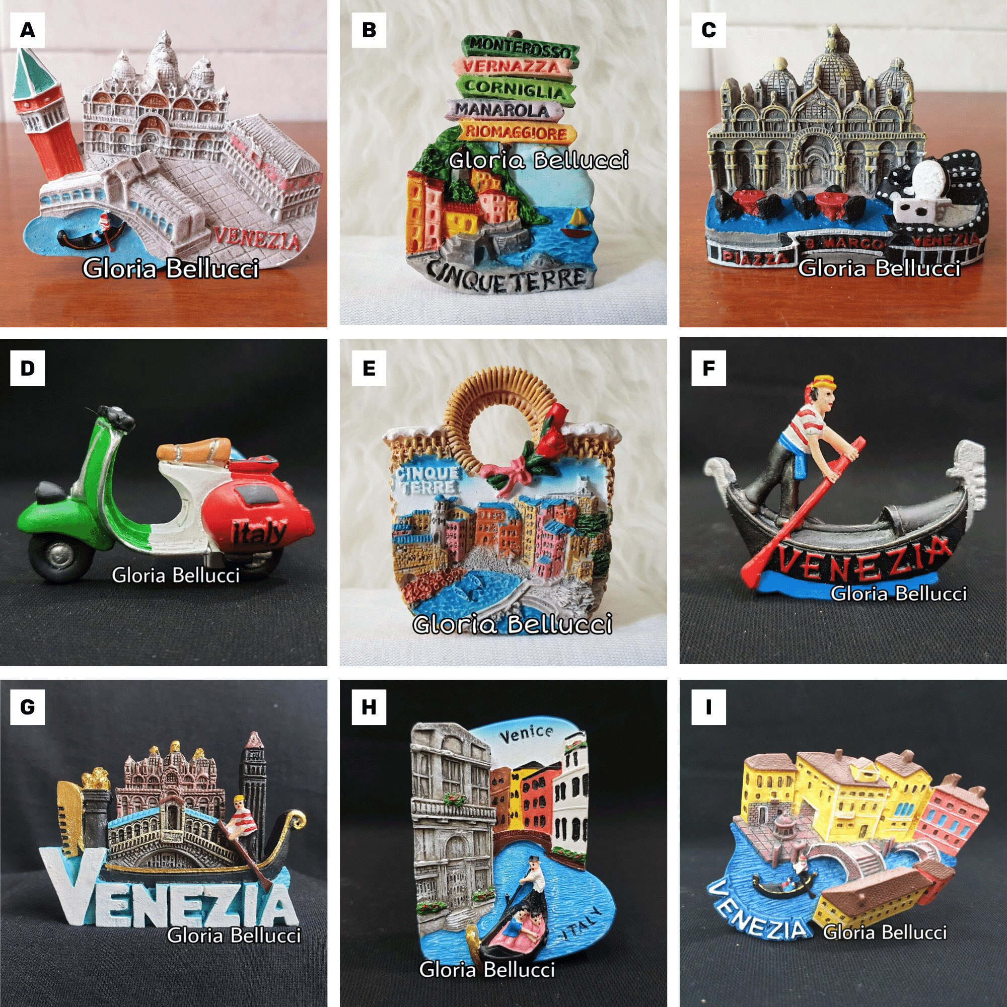 Word Travel VENEZIA Fridge Magnet Sticker Magnets For