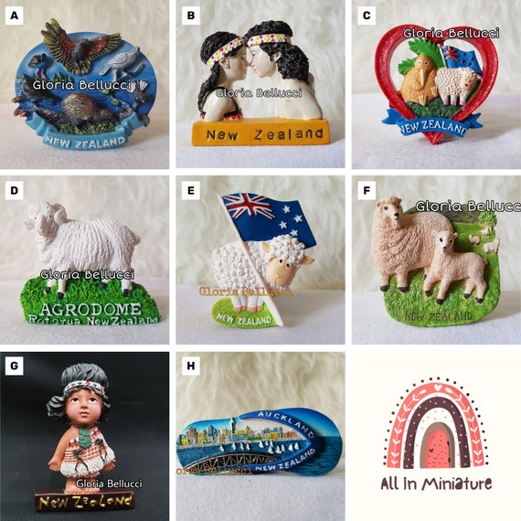 SOUVENIR [FR] 新品2個 冷蔵庫用マグネット ニュージーランド、オークランドのランドマーク