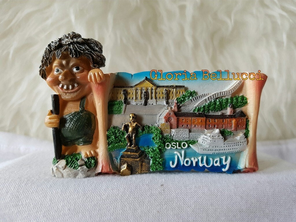 Fridge Norway, Oslo Landmark Icon Viking, Polar Bear, North Cape