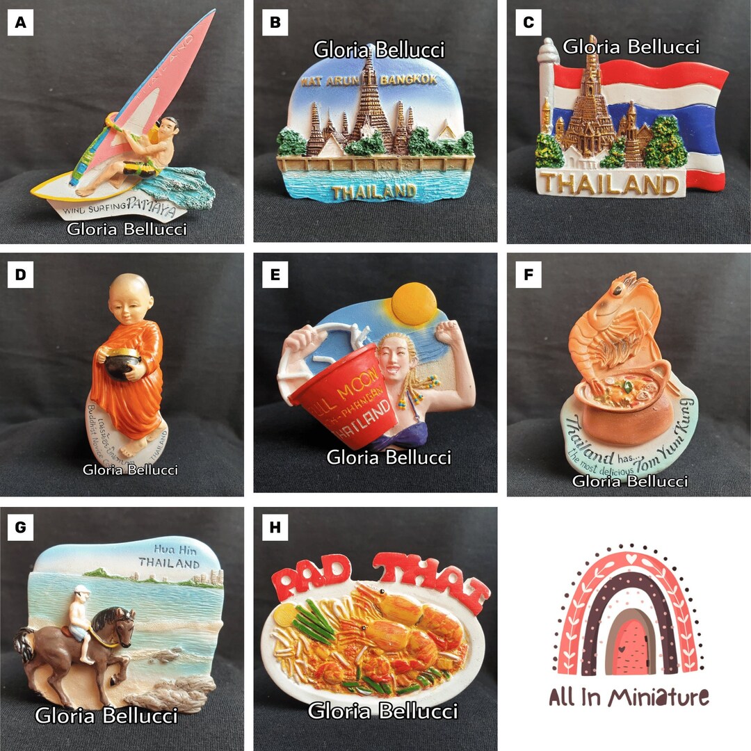 Fridge Thailand Bangkok Pattaya Hua Hin Landmark Etsy