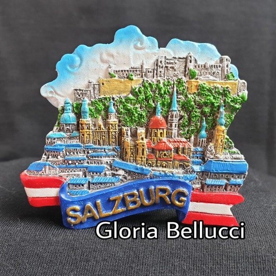 Aimants De Réigérateur Autriche, Vienne Sissi Salzburg, Commémoration De Voyage, Autocollants Magnétiques Pour Réigérateur, Cadeau Commémoratif