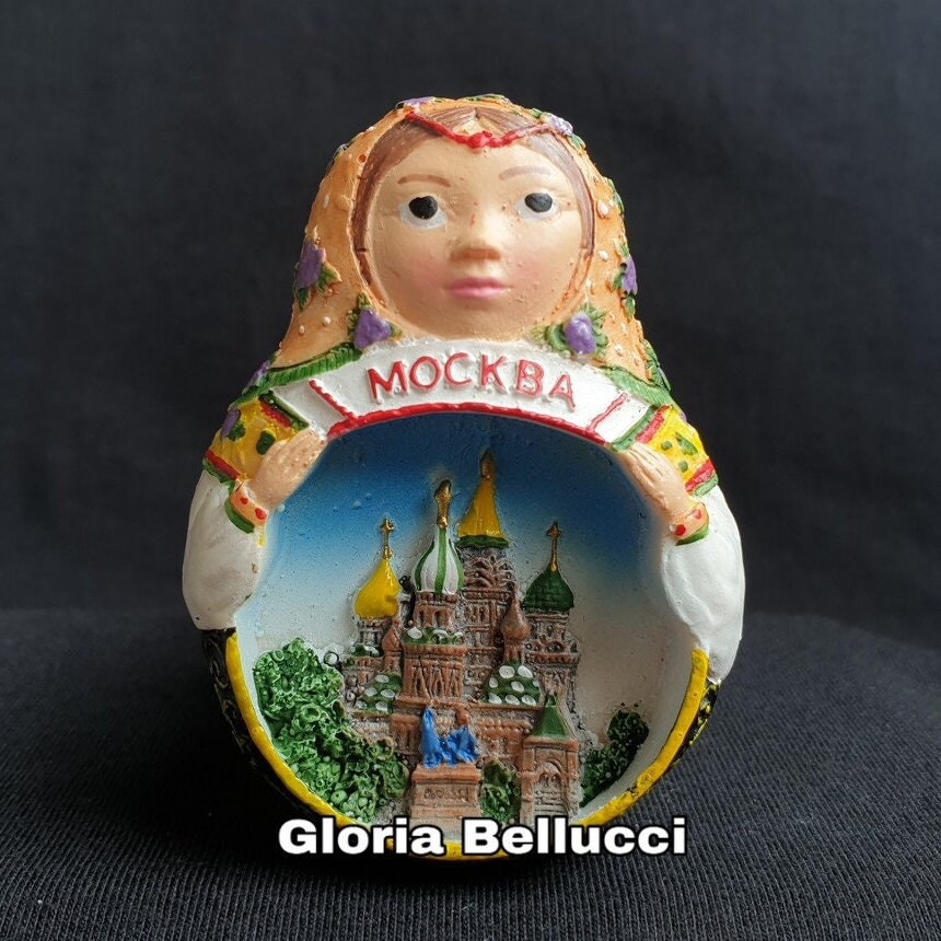 Fridge Russia, Moscow, Mockba Landmark Icon 3D Model for Travel