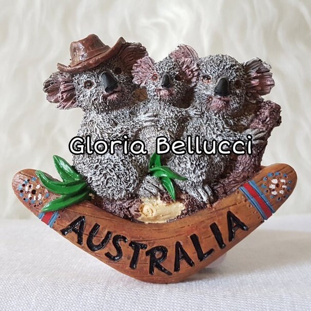 3D Nationale Vlag Koala Australië Koelkast Magneet Reizen Souvenir Gift Thuis Keuken Koelkast Decoratie Magnetische Sticker Craft Collection