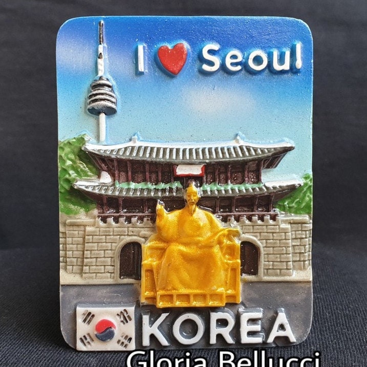 Buy 3D Namdaemun Seoul South Korea Fridge Magnet Souvenir Gift,Home & Kitchen Decoration Magnetic Sticker Seoul Korea Refrigerator Magnet Online at Low Prices in India