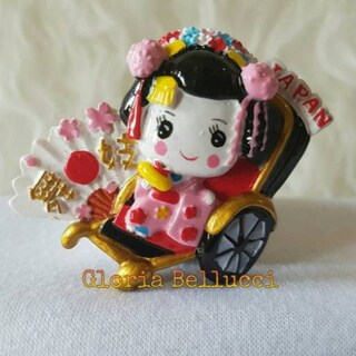 Magnete Frigorifero 3D Geisha Girl Of Japan - Souvenir Giapponese, Decorazione Per Cucina E Casa, Collezione Da Viaggio