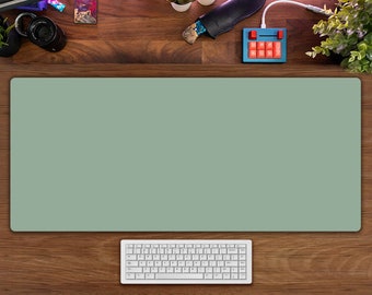 Morandi Color Desk Pad(7 Colors), Aesthetic Mouse Pad XXL,Art Design Office Desk Mat,Minimalist Cute Desk Decoration,Gift for Girlfriend