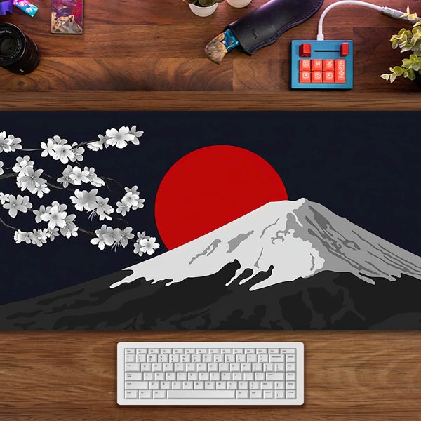 Mount Fuji Desk Pad Etsy UK