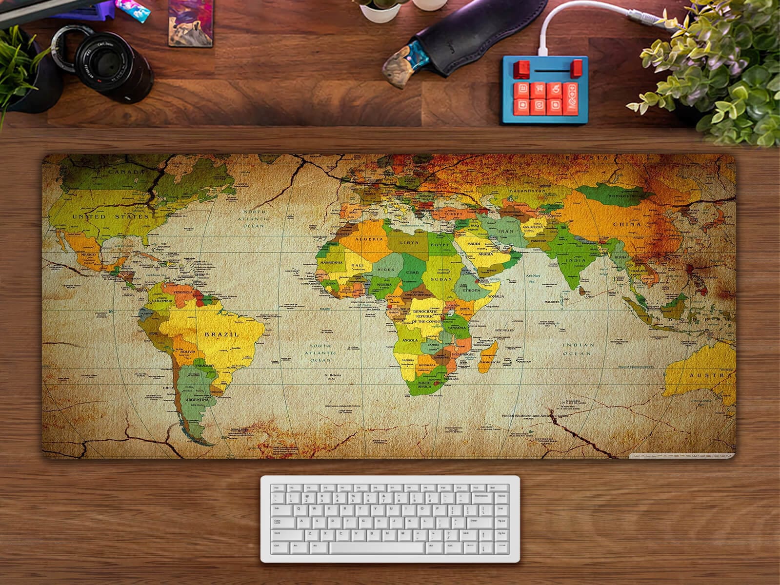 High Definition World Map Desk Pad3 Patternsgaming Mouse - Etsy