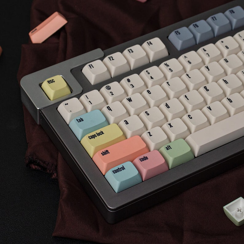 134pcs Mint Keycap Set XDA Profile Artisan Keycaps for Etsy