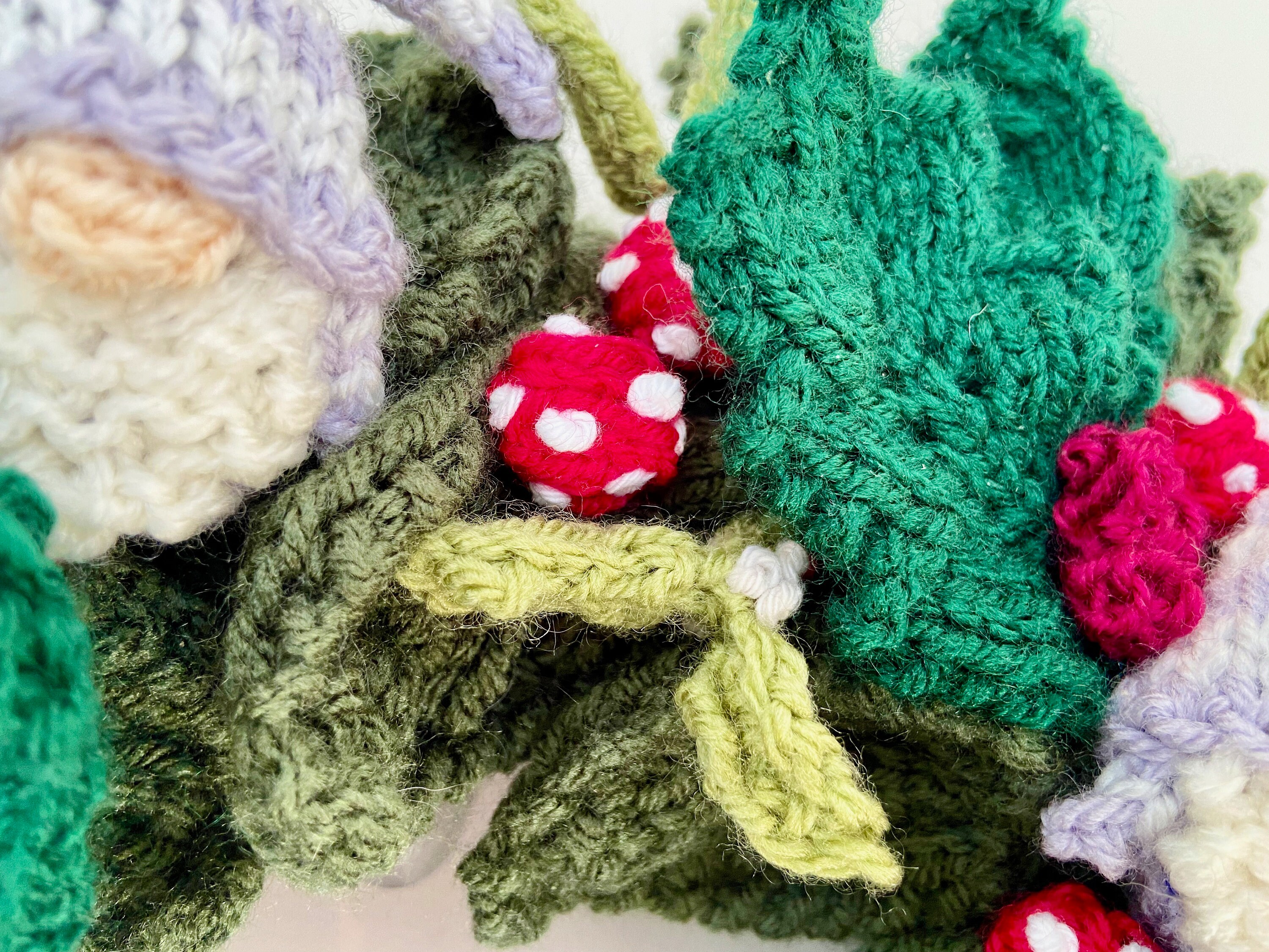 Gonk Gnome Christmas Wreath Knitting Pattern Etsy UK