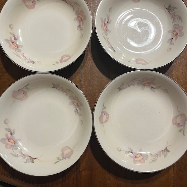 Vintage Warwick China “Silver Moon” Fruit Bowls