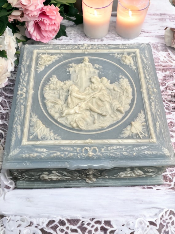 Vintage “Marie Antoinette” Incolay Jewelry Box