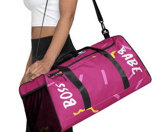 Personalized Boss Babe Premium Duffle Bag