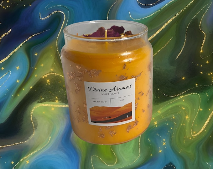Desert Flower Candle