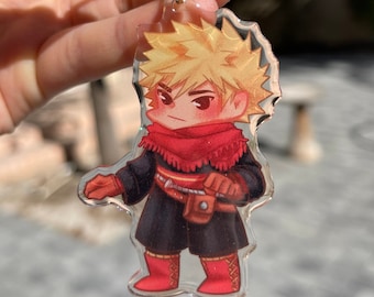 Bakugou Katsuki Winter AU Keychain