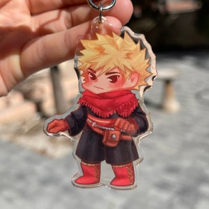 Bakugou Katsuki Winter AU Keychain