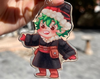 Midoriya Izuku Deku Winter AU Keychain