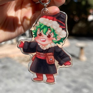 Midoriya Izuku Deku Winter AU Keychain