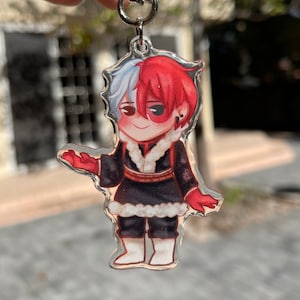 Shouto Todoroki Winter AU Keychain