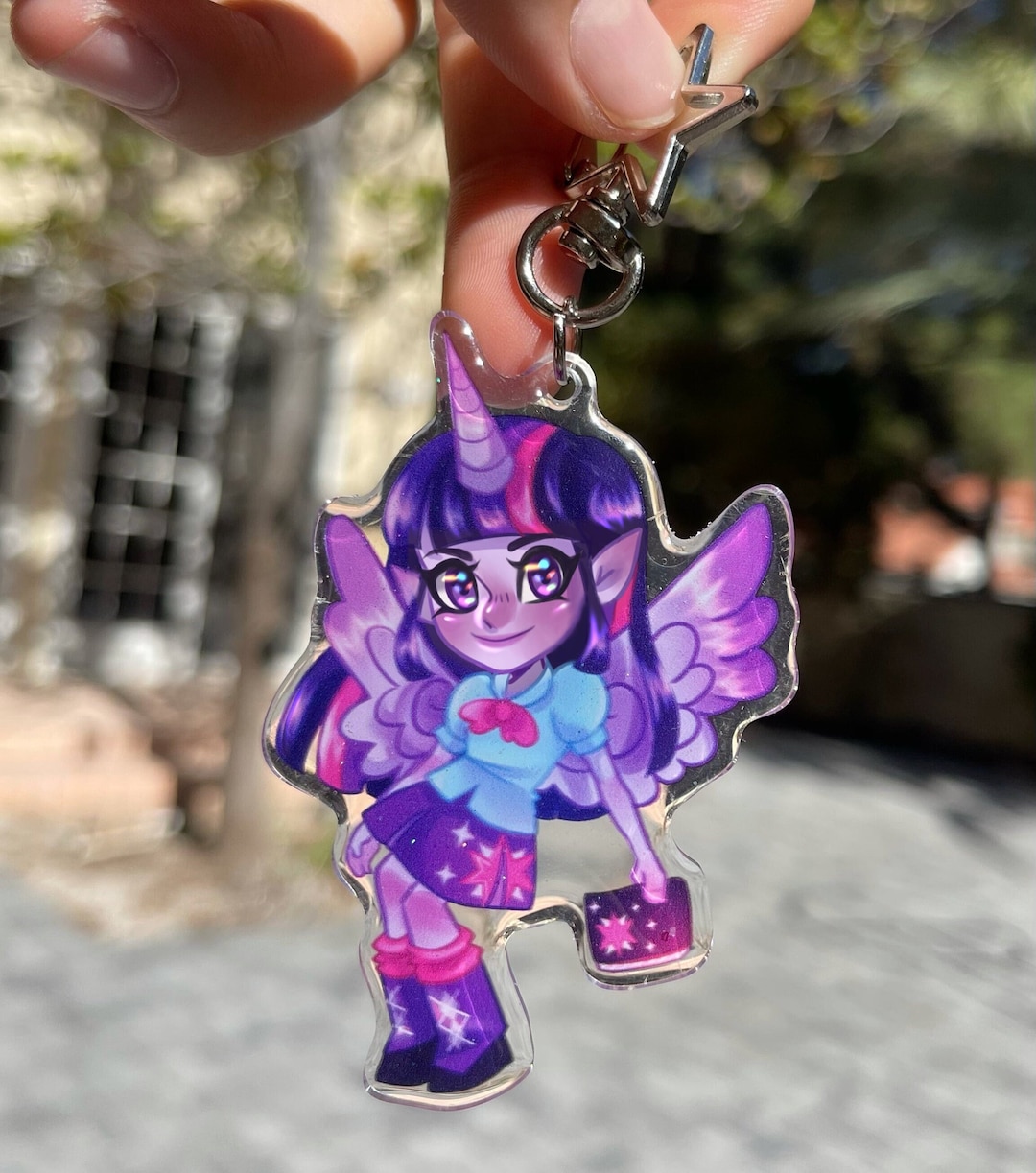 Twilight Sparkle My Little Pony Keychain - Etsy